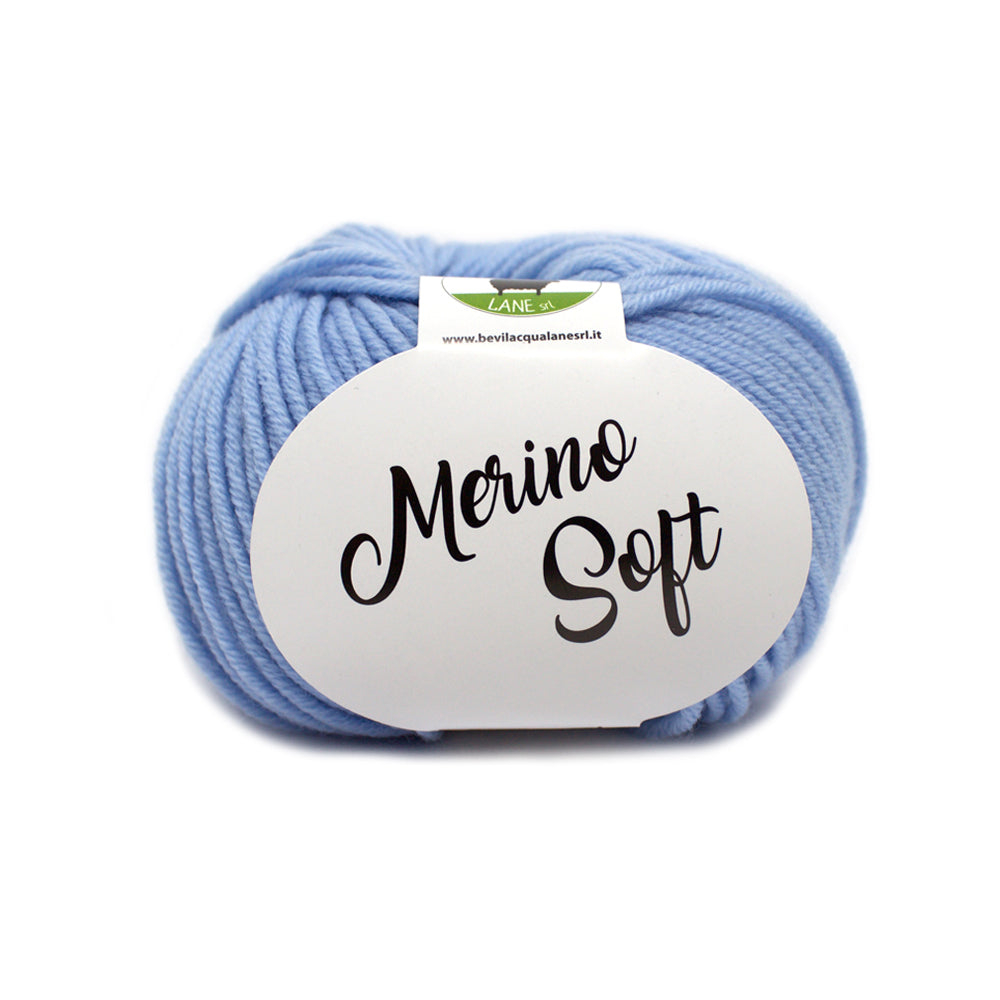 filato lana merino extra fine colore Azzurro 39