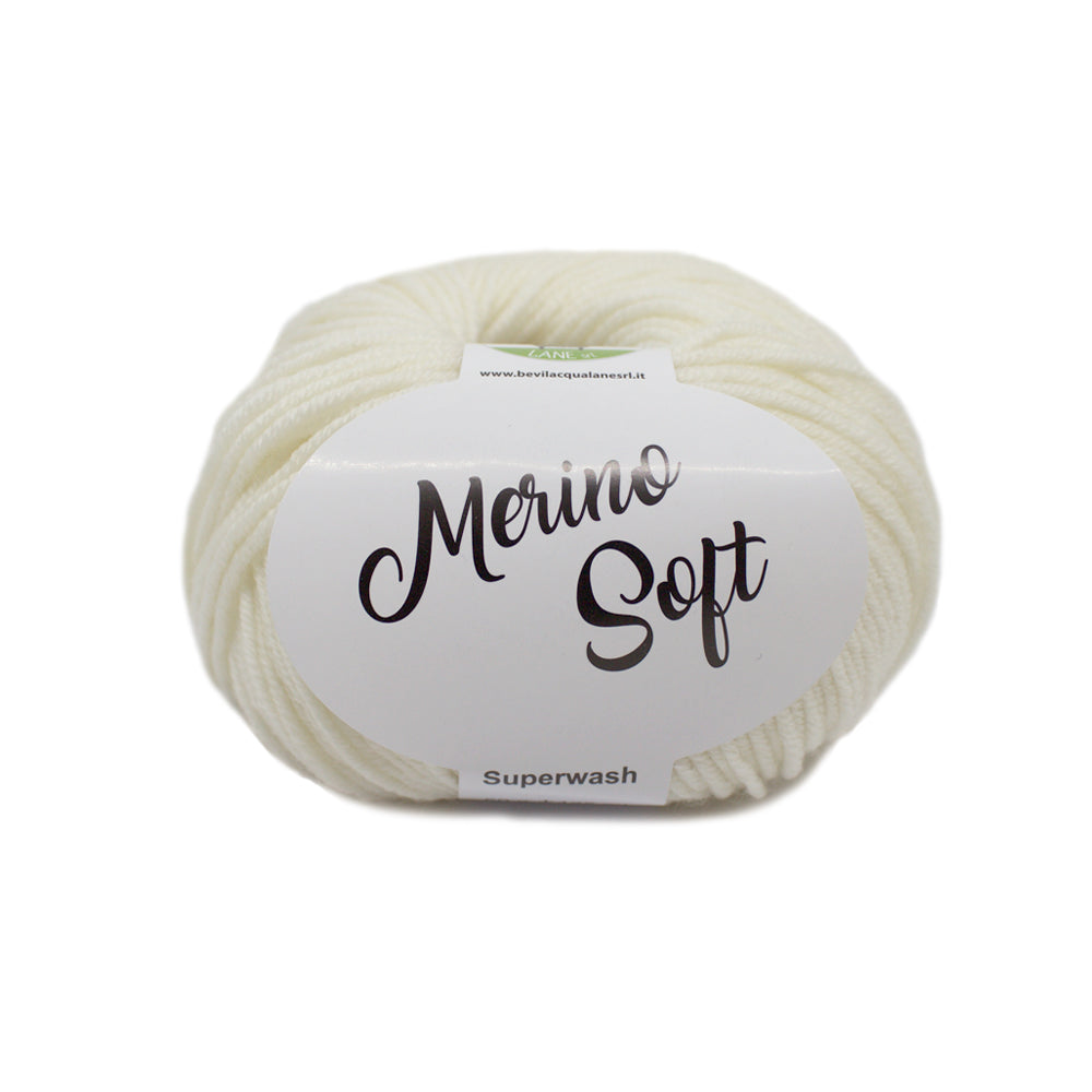 filato lana merino extra fine colore Panna 8