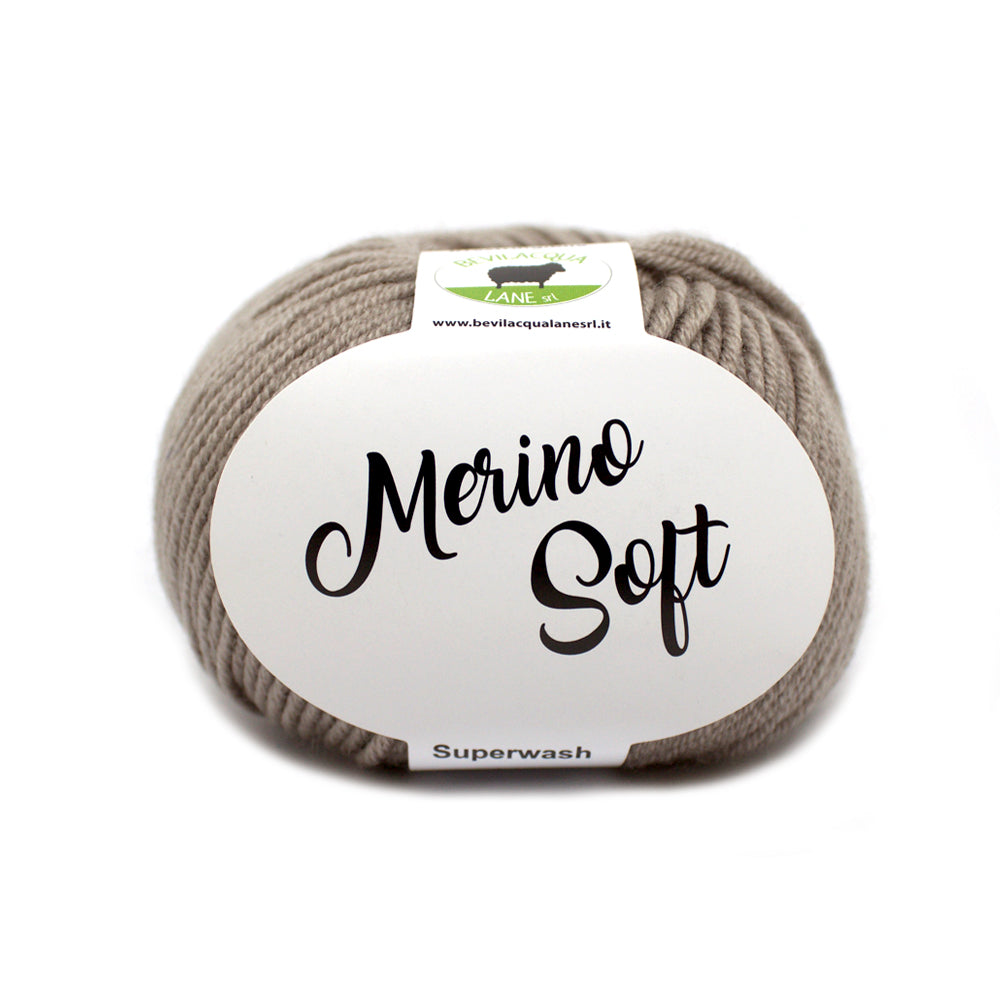 filato lana merino extra fine colore Tortora 87