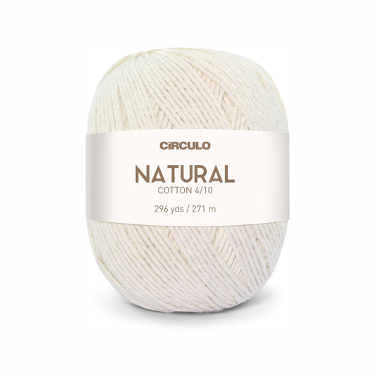 gomitolo cotone naturale circulo 4 10 non tinto