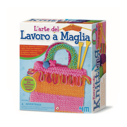 kit lavoro a maglia 4M per bambini scatola frontale