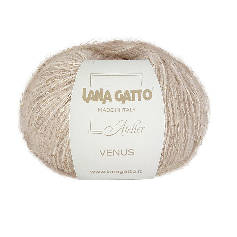 Venus Lana Gatto – Filato con Mohair, Alpaca e Paillettes 50 g – 115 m