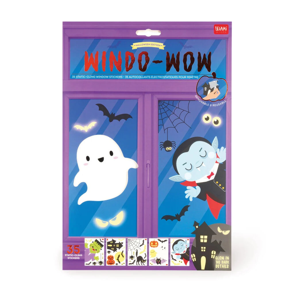 Vetrofanie Halloween Legami Windo-Wow – 35 decorazioni