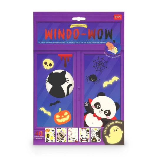 Vetrofanie Halloween Legami Windo-Wow – 40 decorazioni
