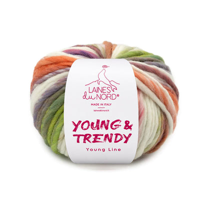Young & Trendy Laines du Nord – Filato 100% Lana Mulesing Free 100g
