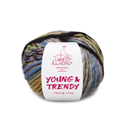 Young & Trendy Laines du Nord – Filato 100% Lana Mulesing Free 100g