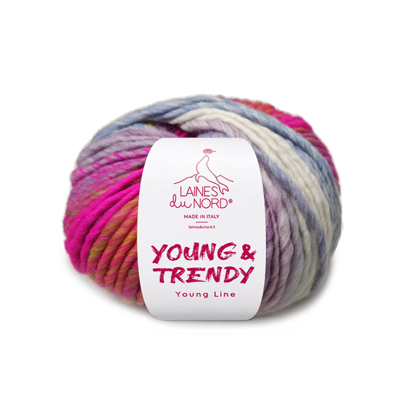 Young & Trendy Laines du Nord – Filato 100% Lana Mulesing Free 100g