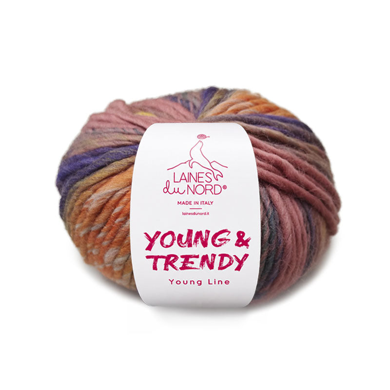 Young & Trendy Laines du Nord – Filato 100% Lana Mulesing Free 100g