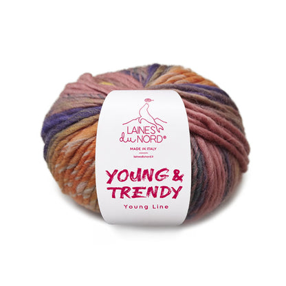 Young & Trendy Laines du Nord – Filato 100% Lana Mulesing Free 100g