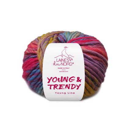 Young & Trendy Laines du Nord – Filato 100% Lana Mulesing Free 100g