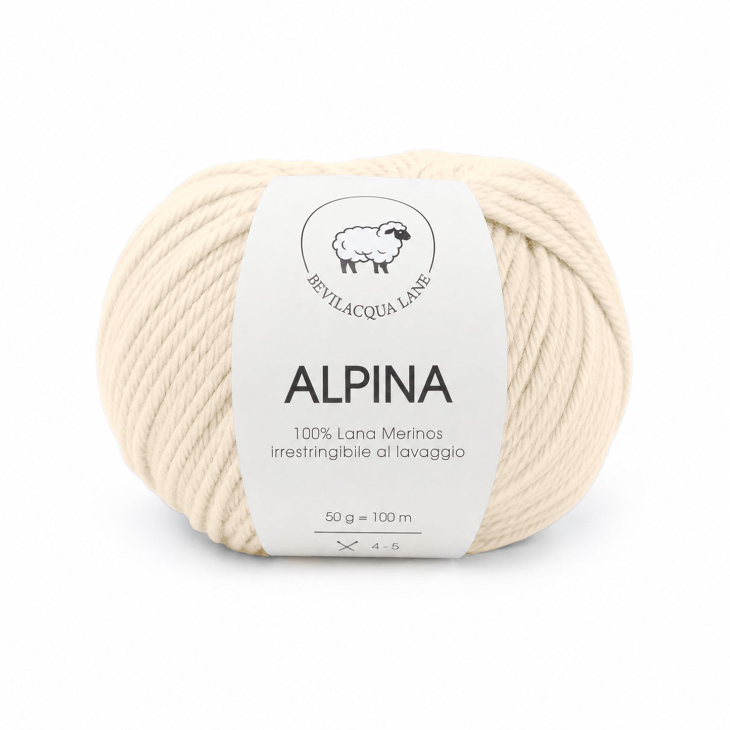 Alpina Bevilacqua Lane | Filato 100% Lana Merino Irrestringibile 50 g