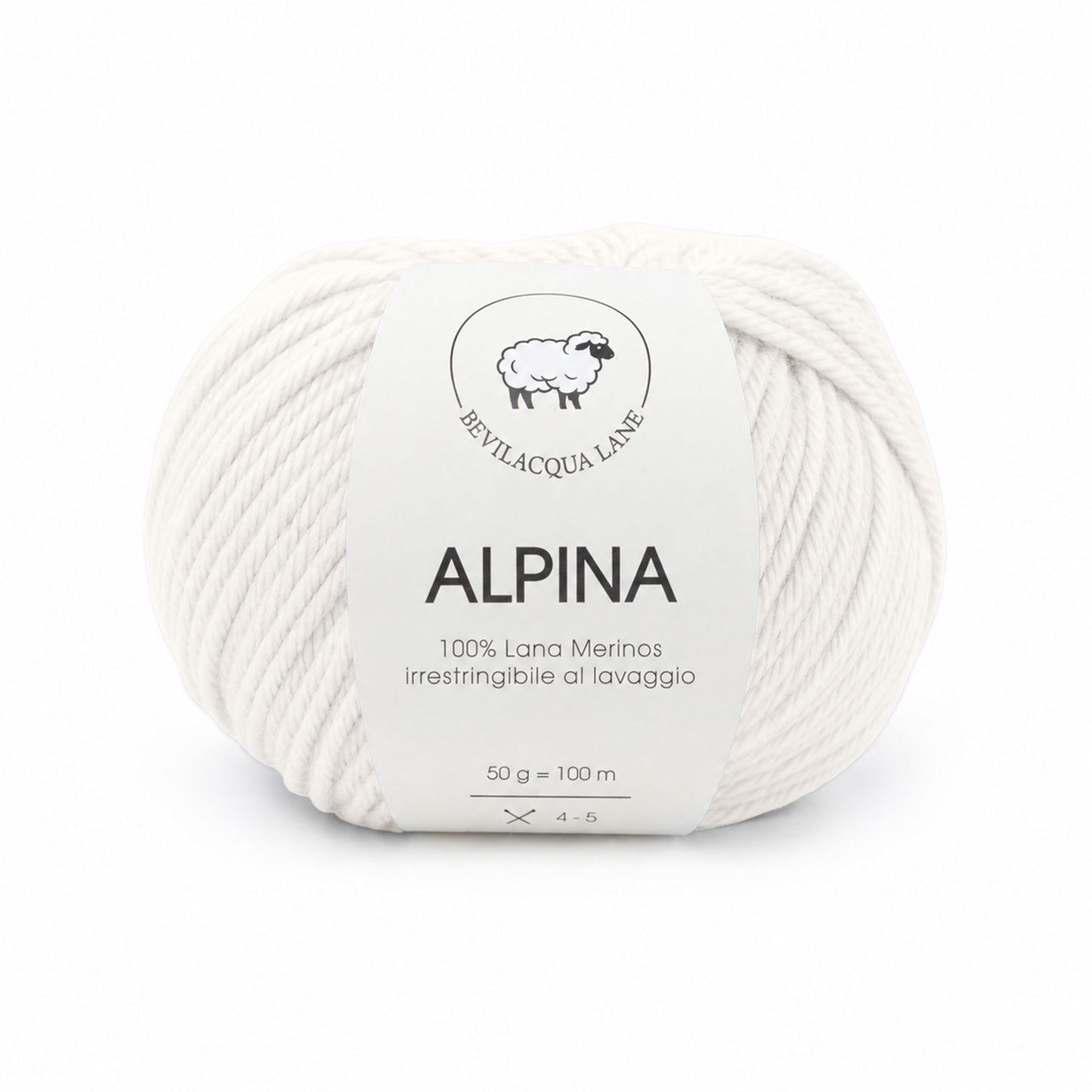 Alpina Bevilacqua Lane | Filato 100% Lana Merino Irrestringibile 50 g