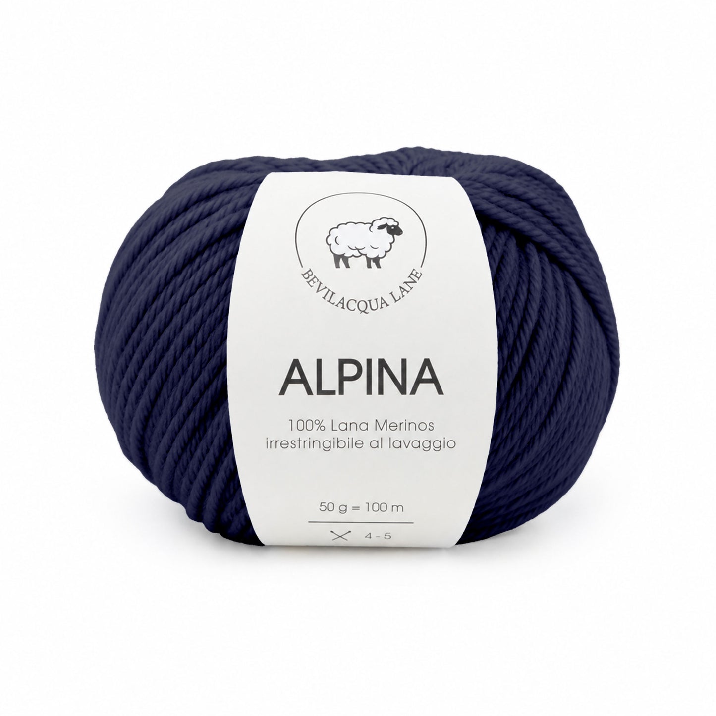Alpina Bevilacqua Lane | Filato 100% Lana Merino Irrestringibile 50 g