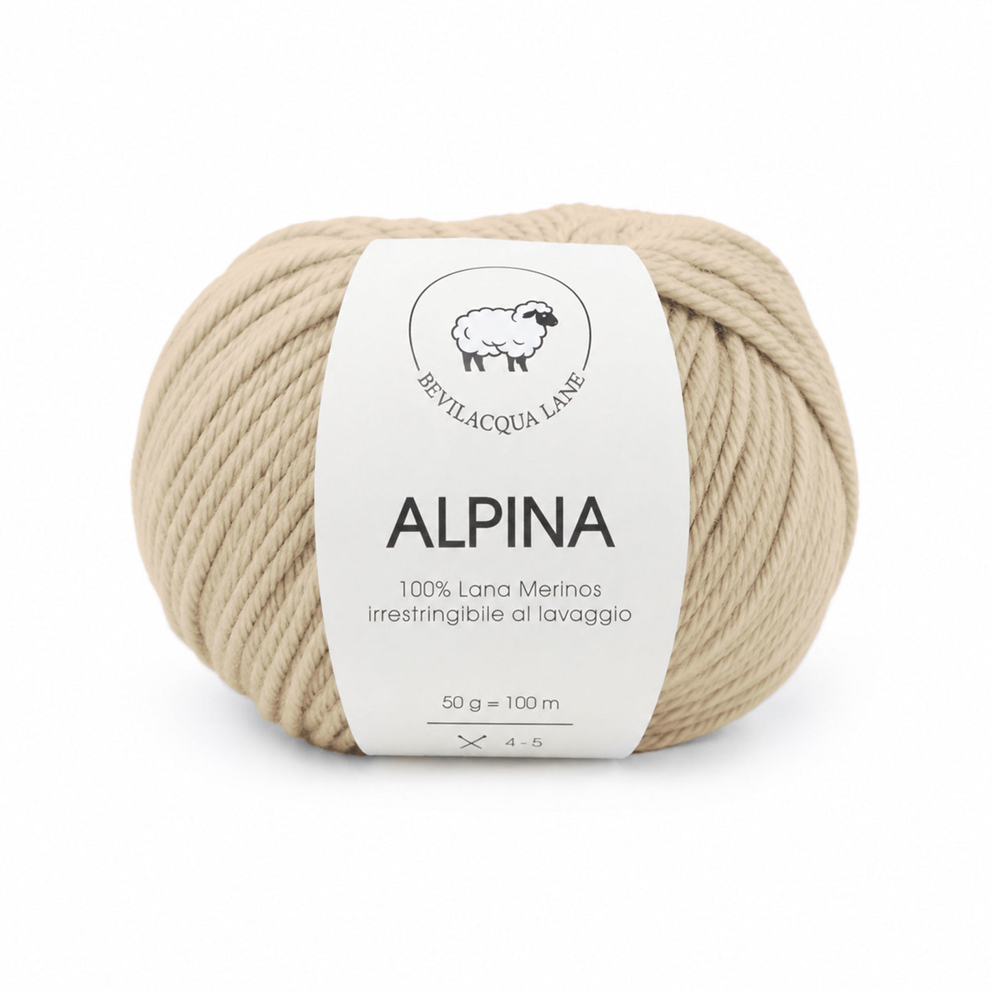 Alpina Bevilacqua Lane | Filato 100% Lana Merino Irrestringibile 50 g