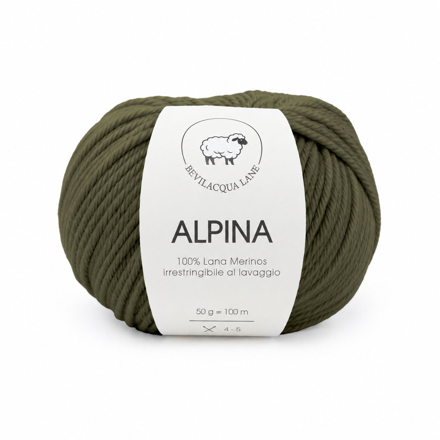 Alpina Bevilacqua Lane | Filato 100% Lana Merino Irrestringibile 50 g