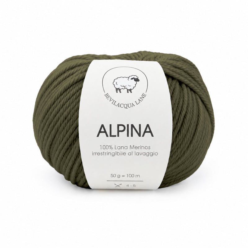 Alpina Bevilacqua Lane | Filato 100% Lana Merino Irrestringibile 50 g