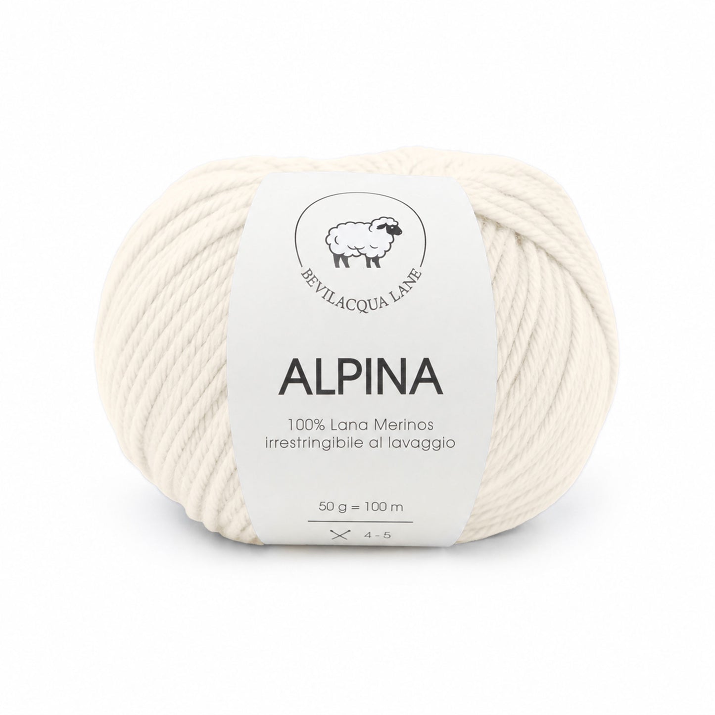 Alpina Bevilacqua Lane | Filato 100% Lana Merino Irrestringibile 50 g