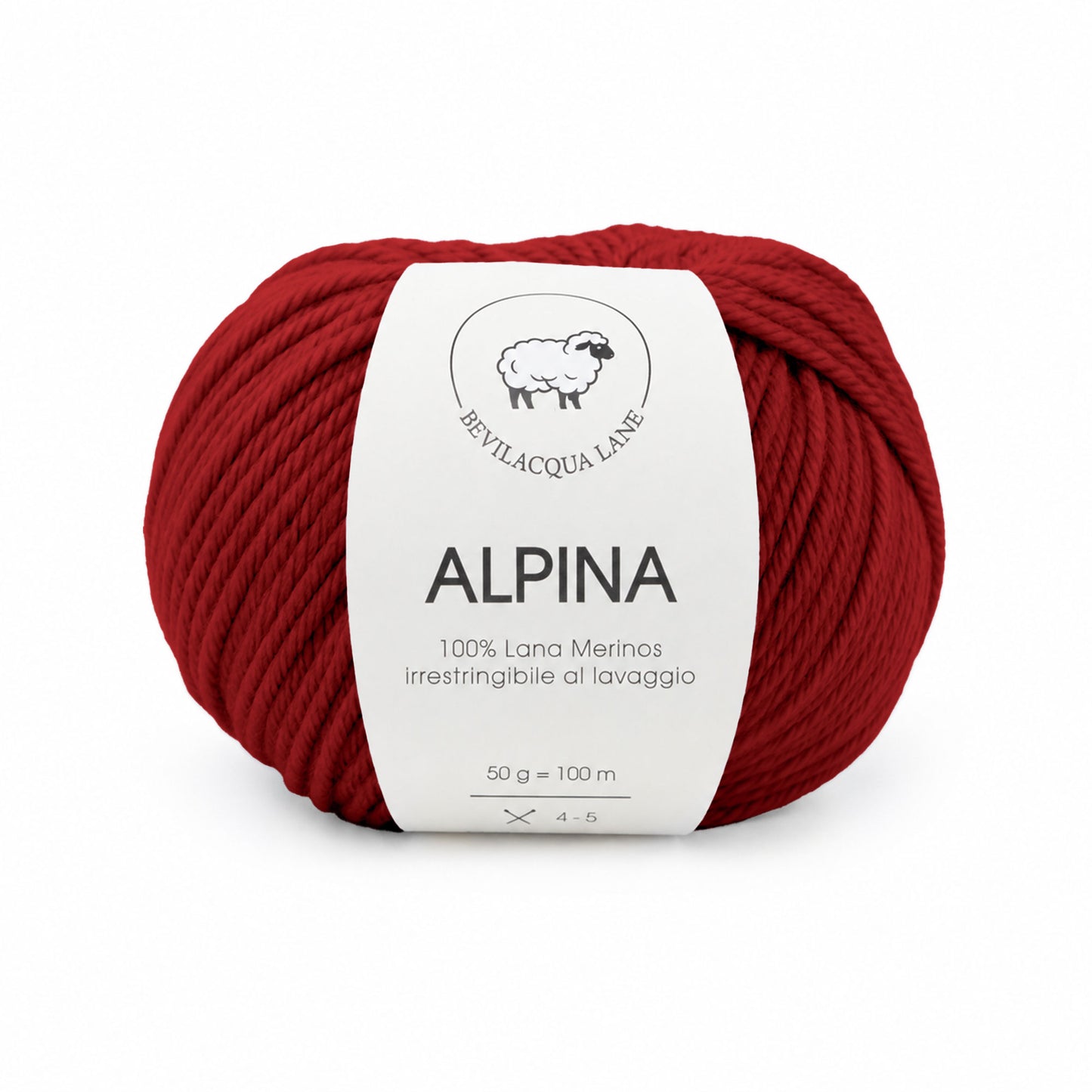 Alpina Bevilacqua Lane | Filato 100% Lana Merino Irrestringibile 50 g