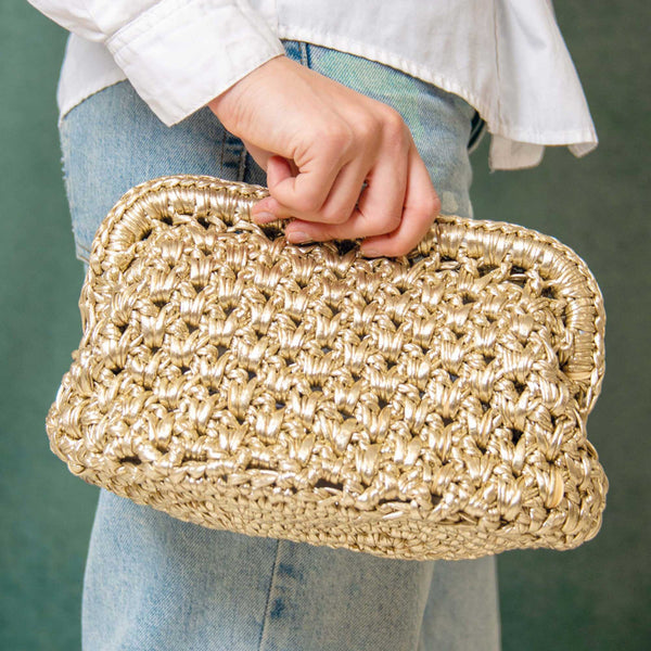 Clutch Eco Bag Metallic Mondial