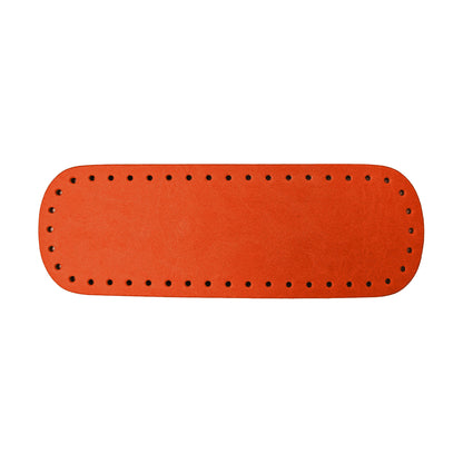 Fondo Borsa Ovale 24x8 cm in Pelle Sintetica e Cuoio Rigenerato - Vari Colori