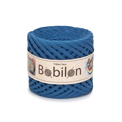 Fettuccia Bobilon Medium 7-9 mm filato T-shirt per borse e cestini – colore blue jeans