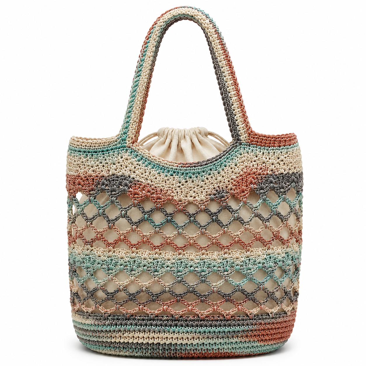 borsa traforata dmc vita sfumato
