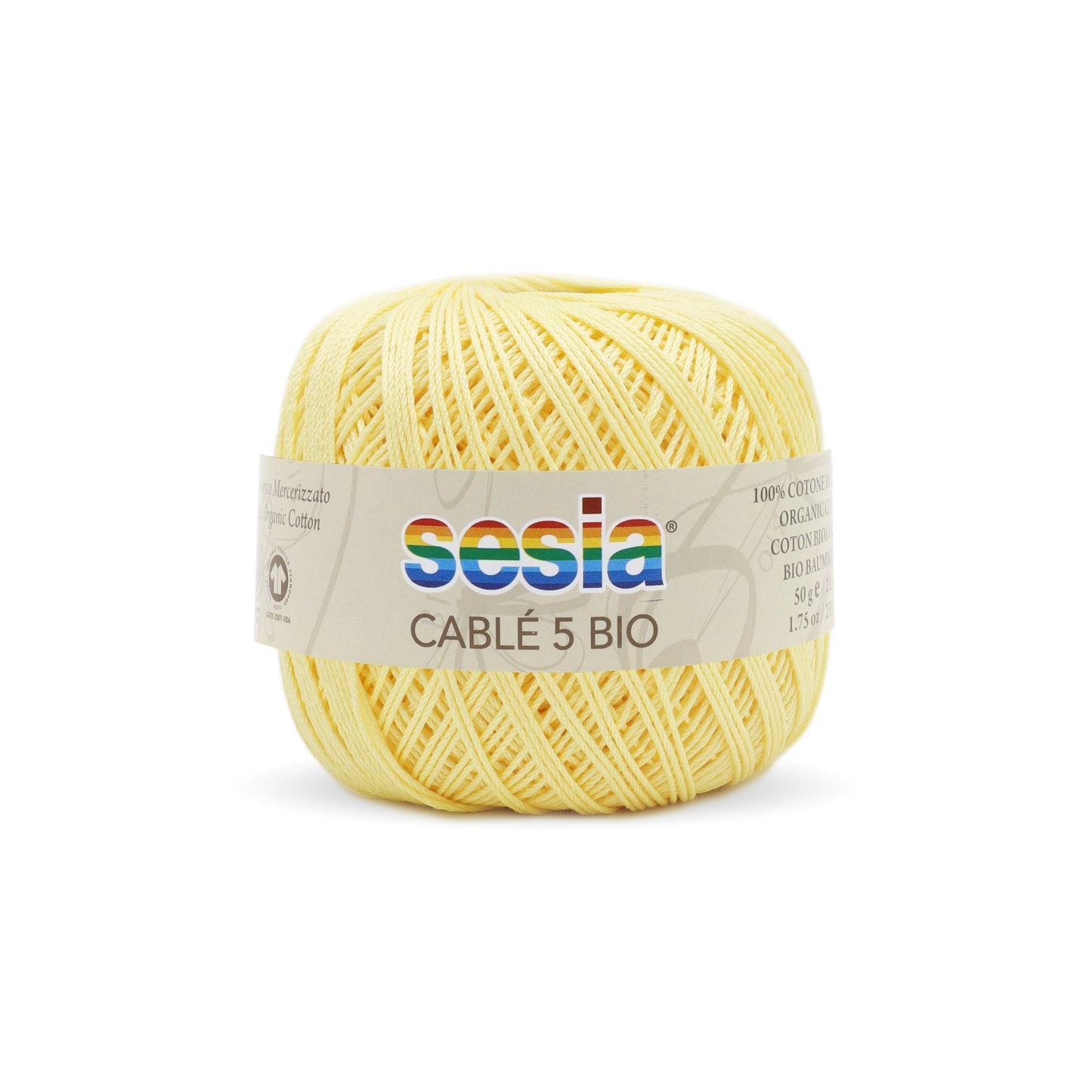 cable-5-sesia-filato-puro-cotone-giallo-pulcino-0099