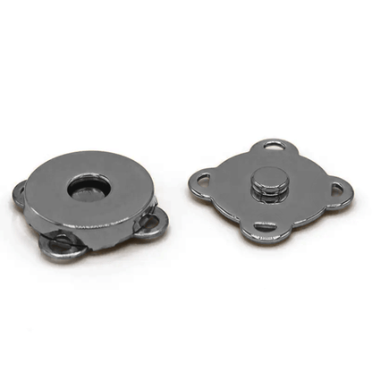 Bottone magnetico da cucire per borse 18 mm colore canna fucile