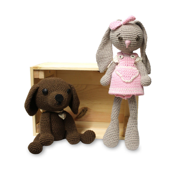 Amigurumi Cane e Coniglietta