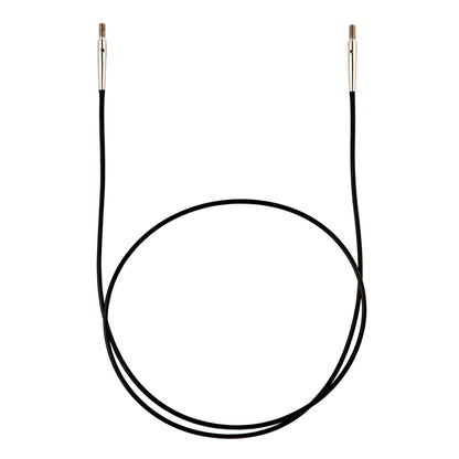 Cavetto intercambiabile Prym Natural per punte di ferri circolari e uncinetti con accessori di montaggio.