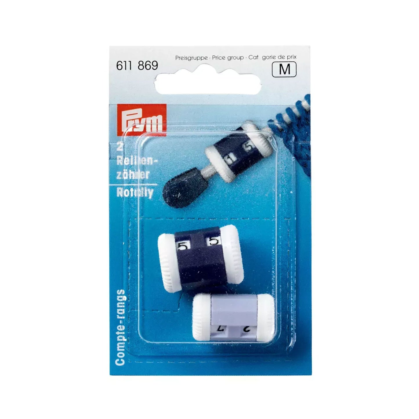 Contagiri Prym doppia cifra per maglia e uncinetto set da 2 pezzi 611869