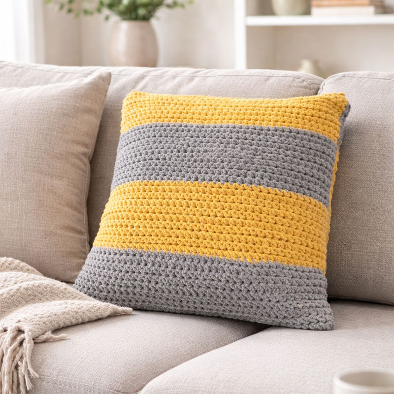 cuscino uncinetto righe schema pdf