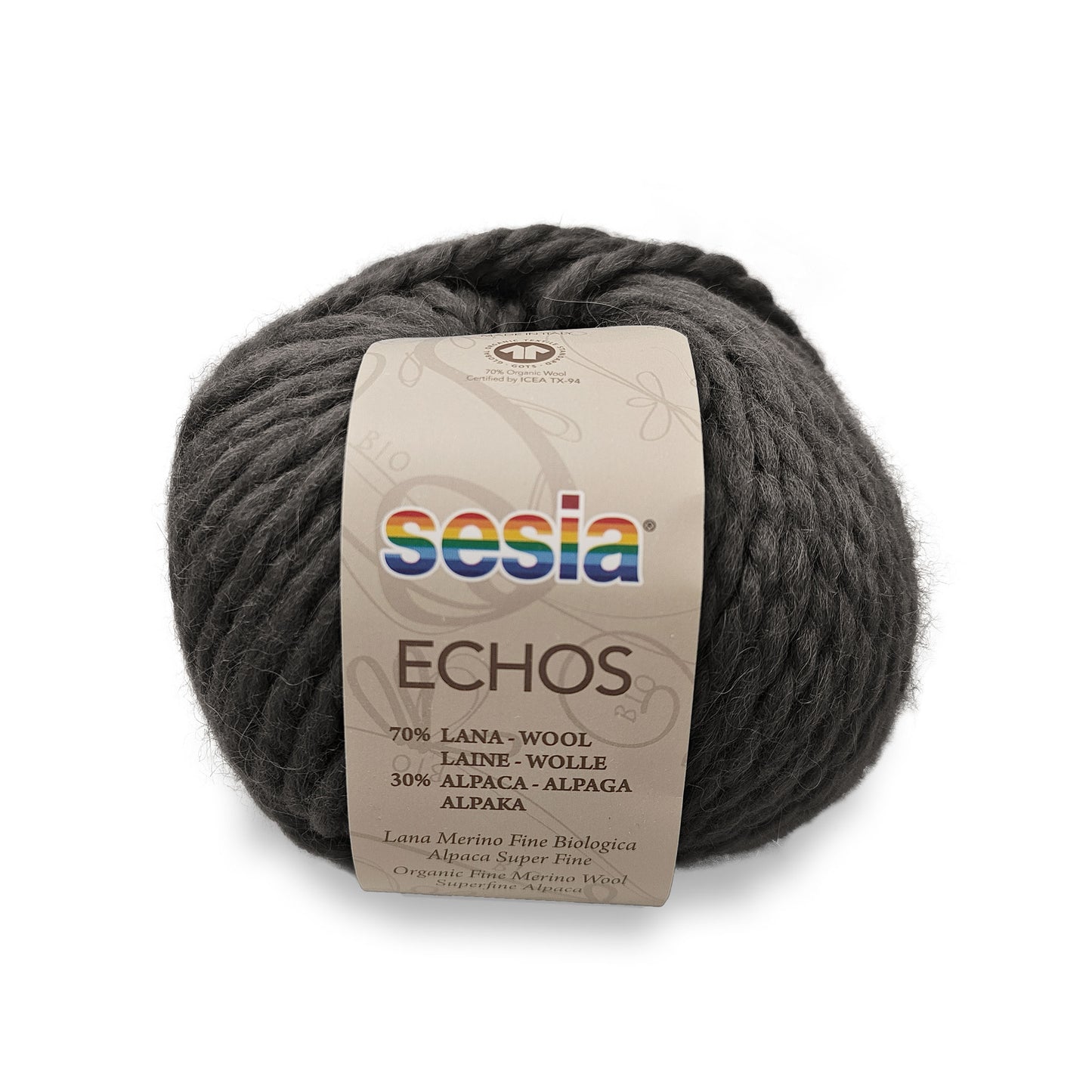 Echos - 70% Lana Vergine Biologica - 30% Alpaca extrafine