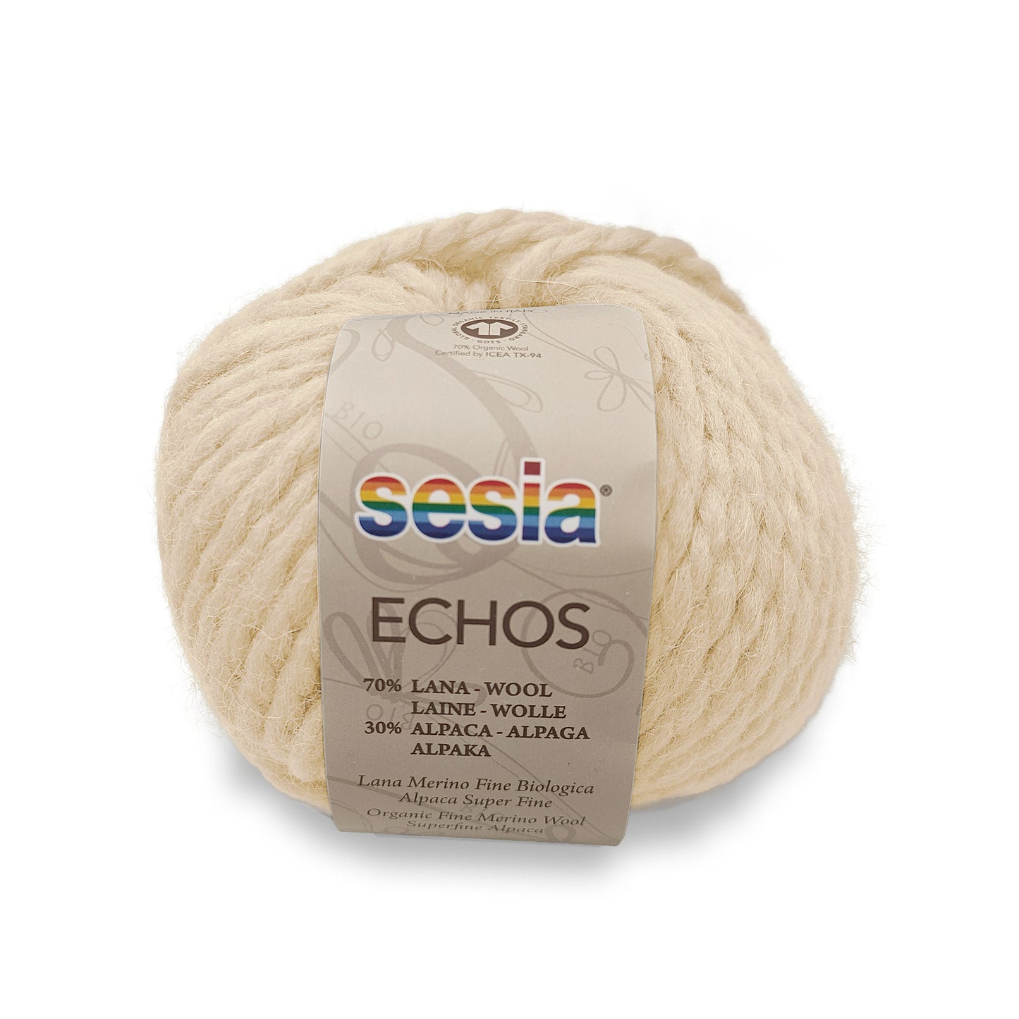 Echos - 70% Lana Vergine Biologica - 30% Alpaca extrafine