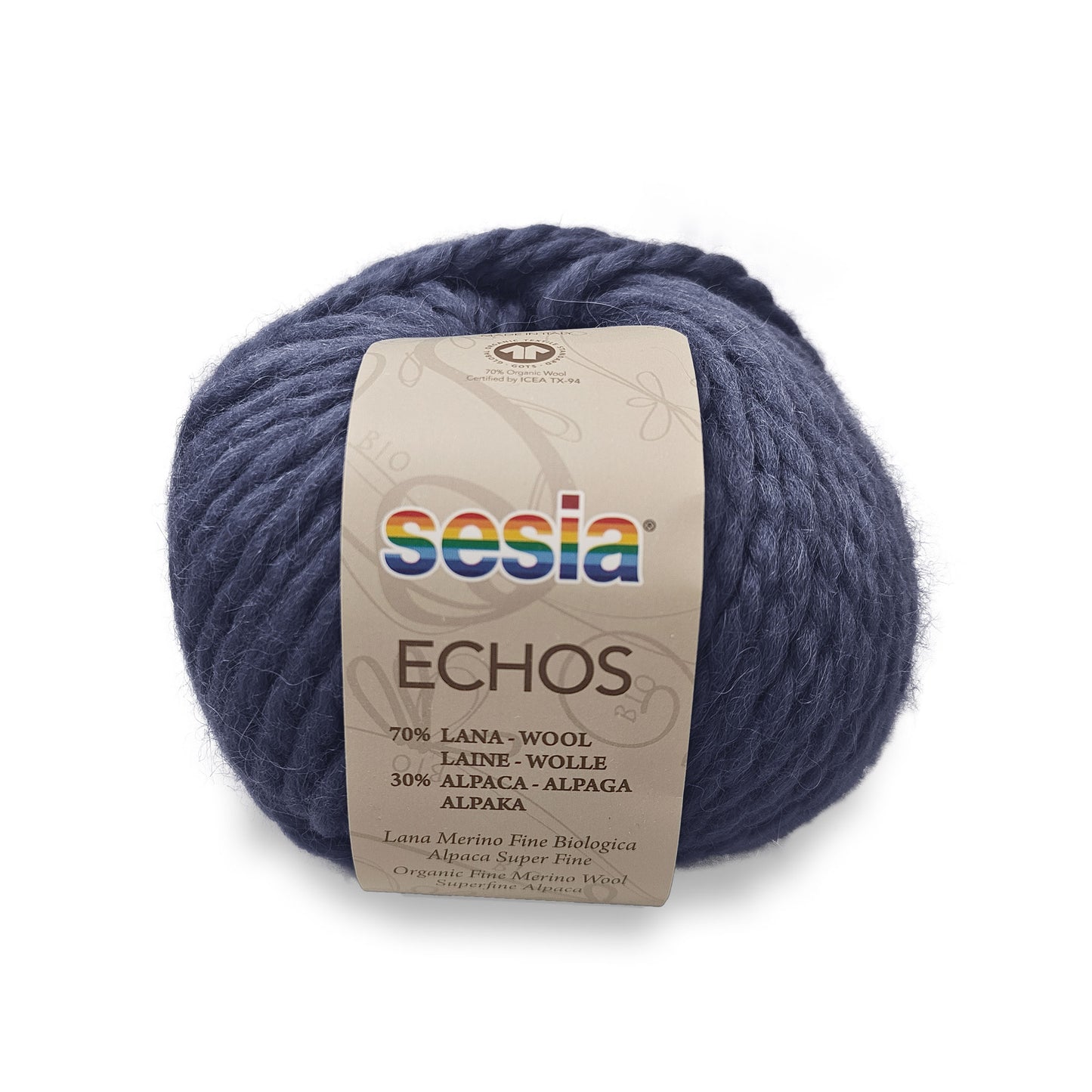 Echos - 70% Lana Vergine Biologica - 30% Alpaca extrafine