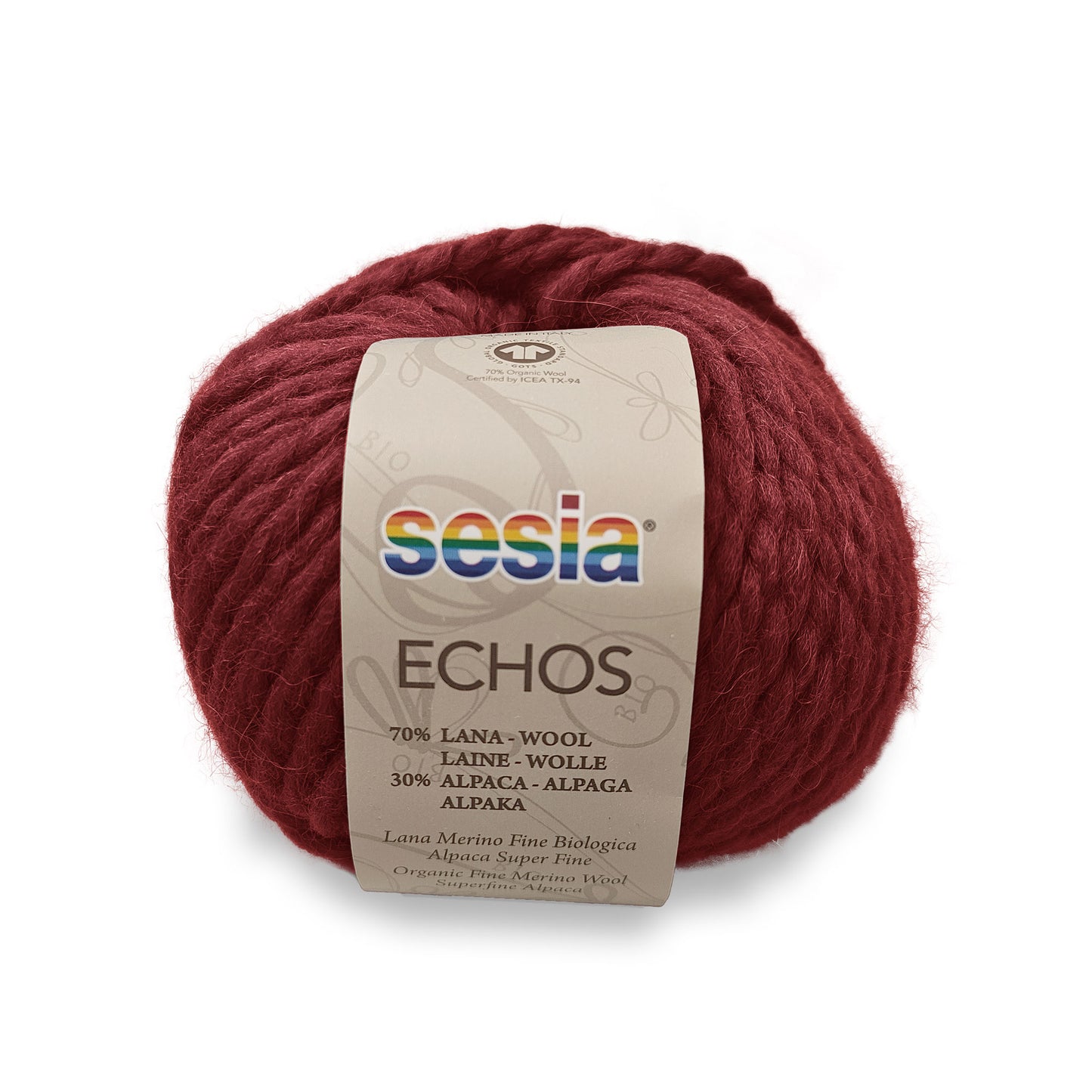 Echos - 70% Lana Vergine Biologica - 30% Alpaca extrafine