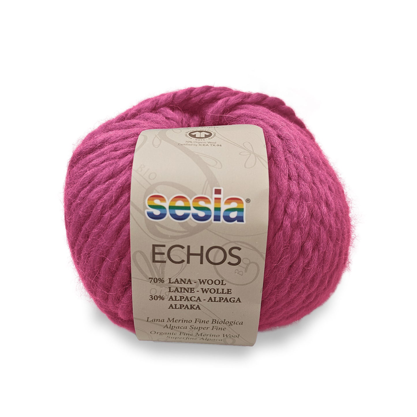 Echos - 70% Lana Vergine Biologica - 30% Alpaca extrafine