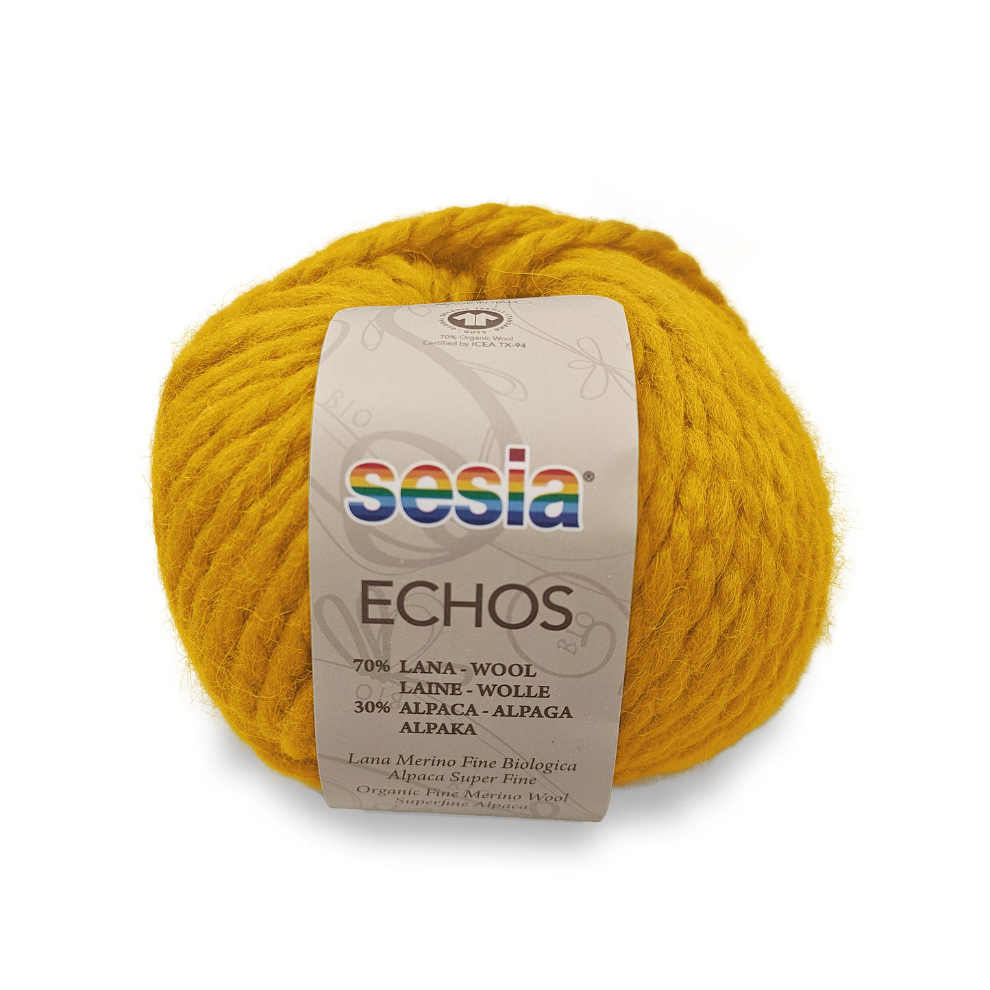 Echos - 70% Lana Vergine Biologica - 30% Alpaca extrafine