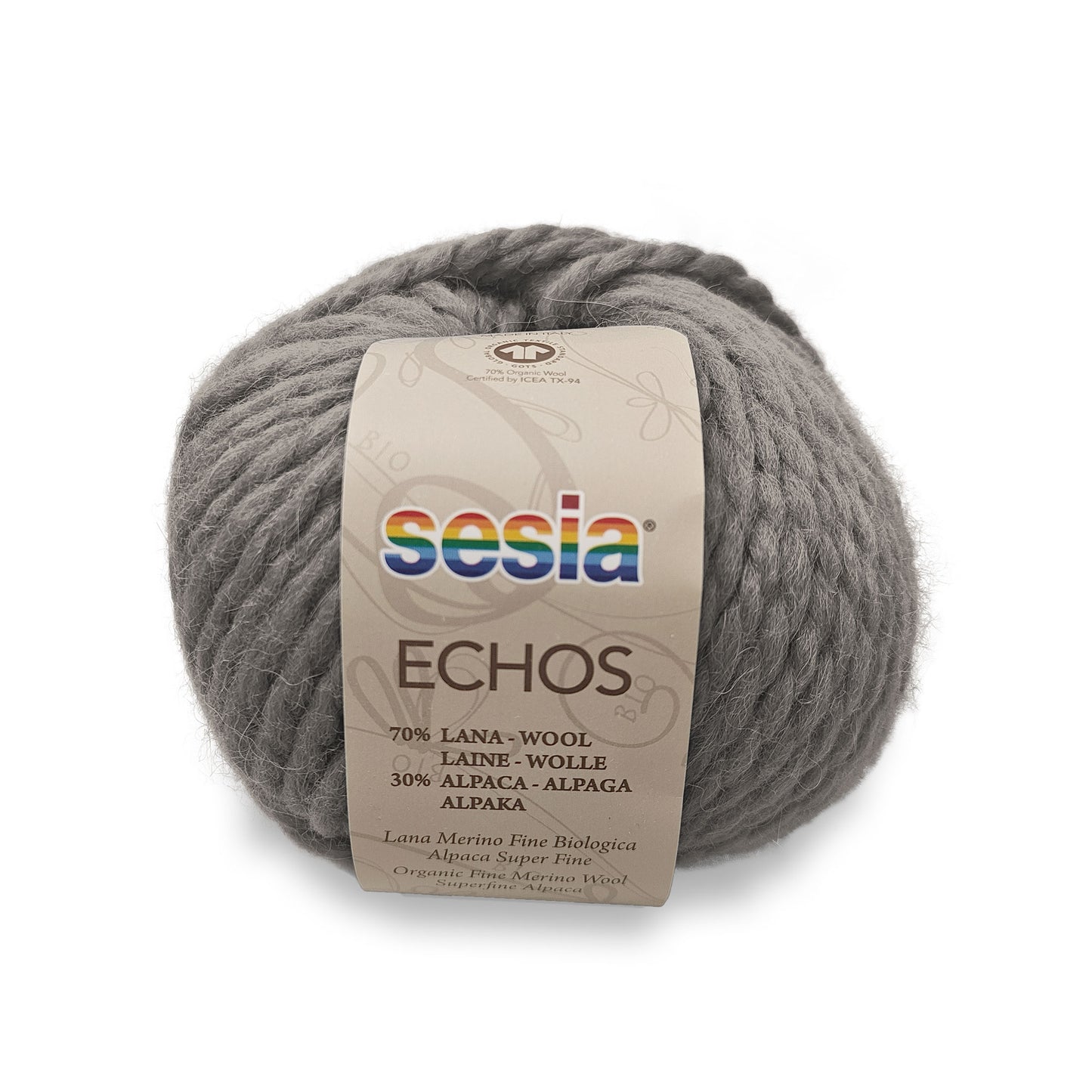 Echos - 70% Lana Vergine Biologica - 30% Alpaca extrafine