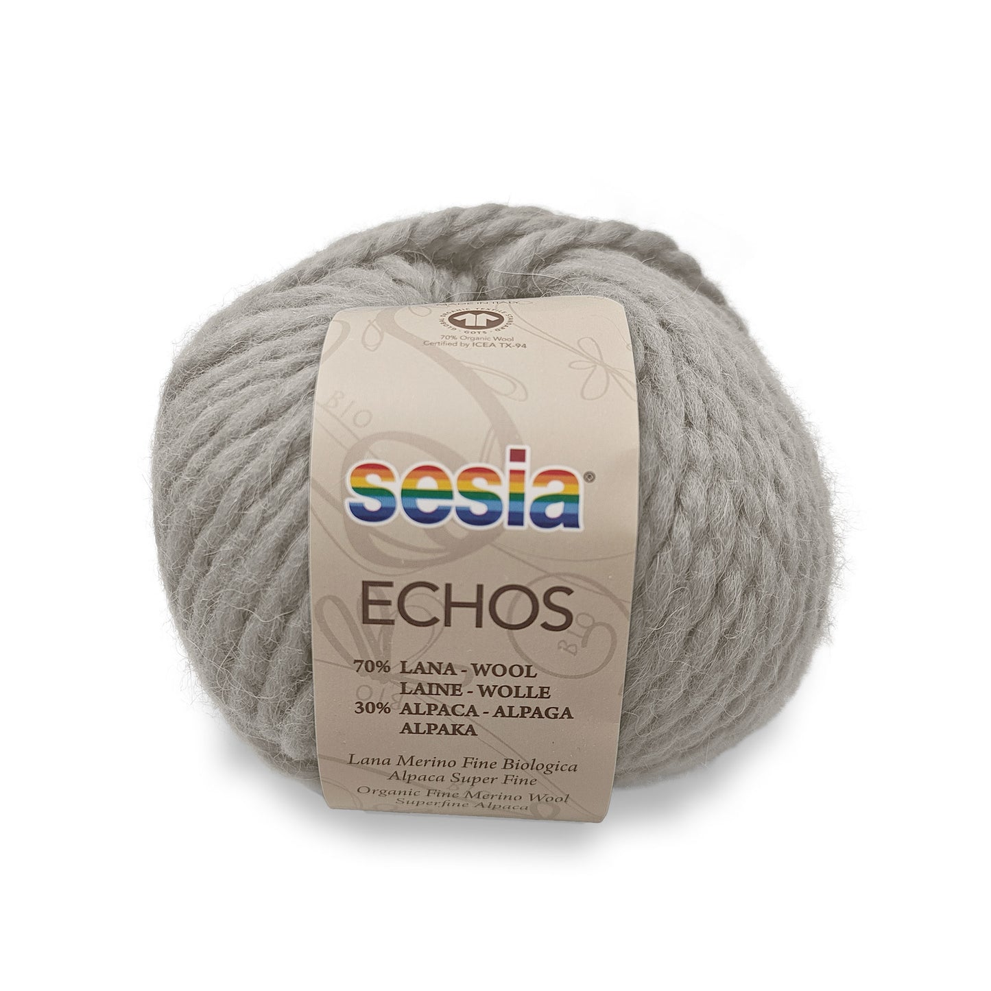 Echos - 70% Lana Vergine Biologica - 30% Alpaca extrafine