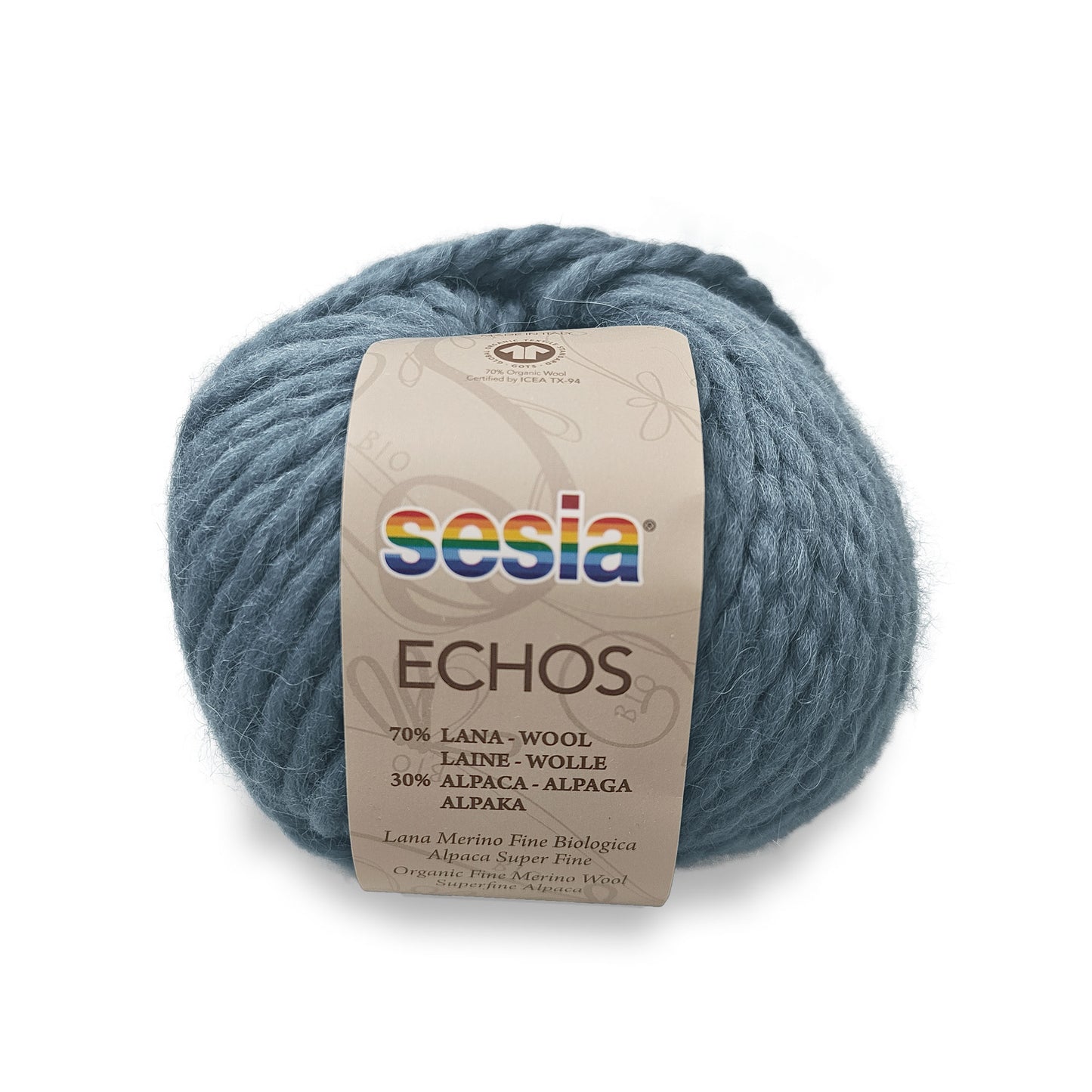 Echos - 70% Lana Vergine Biologica - 30% Alpaca extrafine