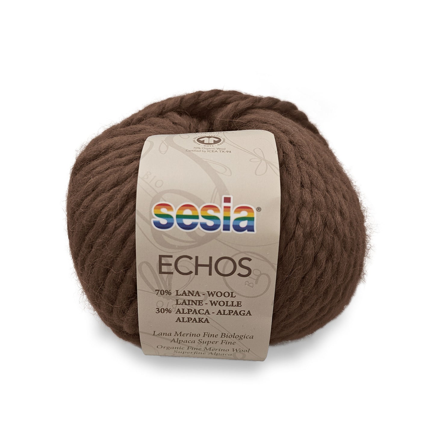 Echos - 70% Lana Vergine Biologica - 30% Alpaca extrafine