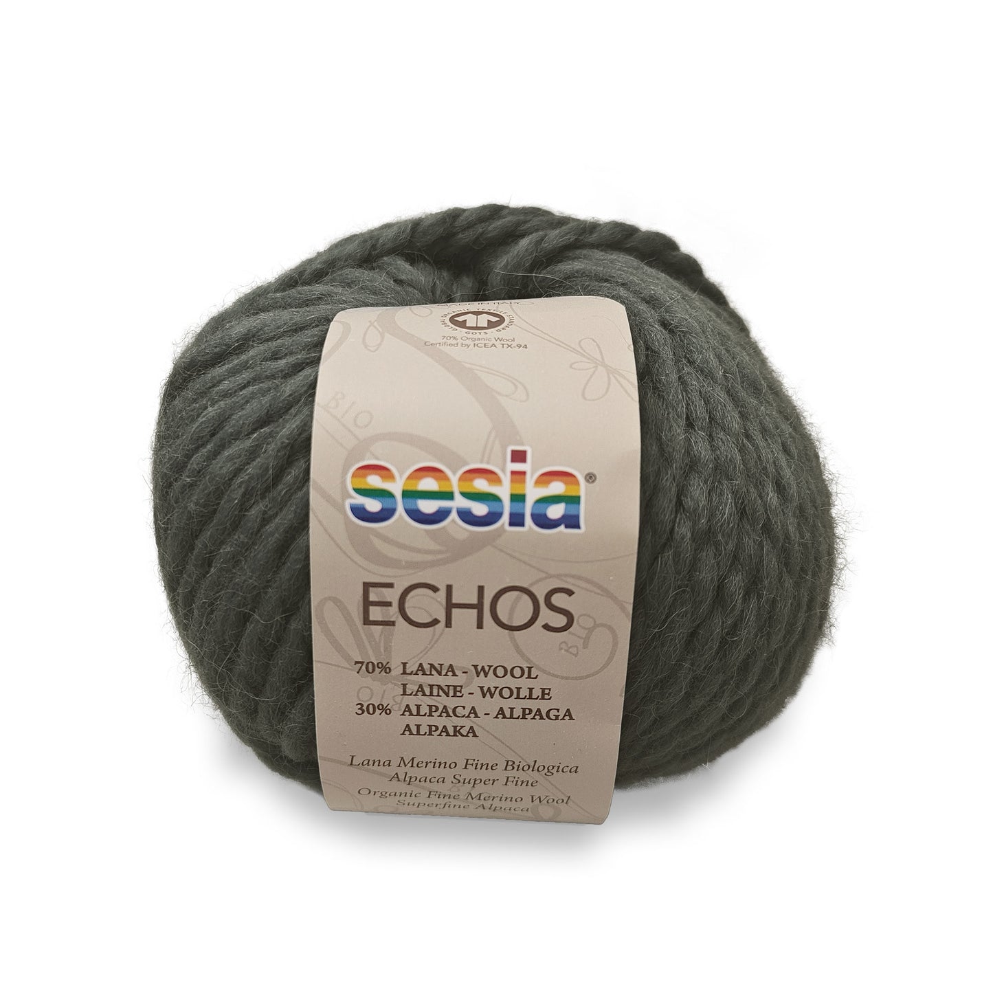 Echos - 70% Lana Vergine Biologica - 30% Alpaca extrafine