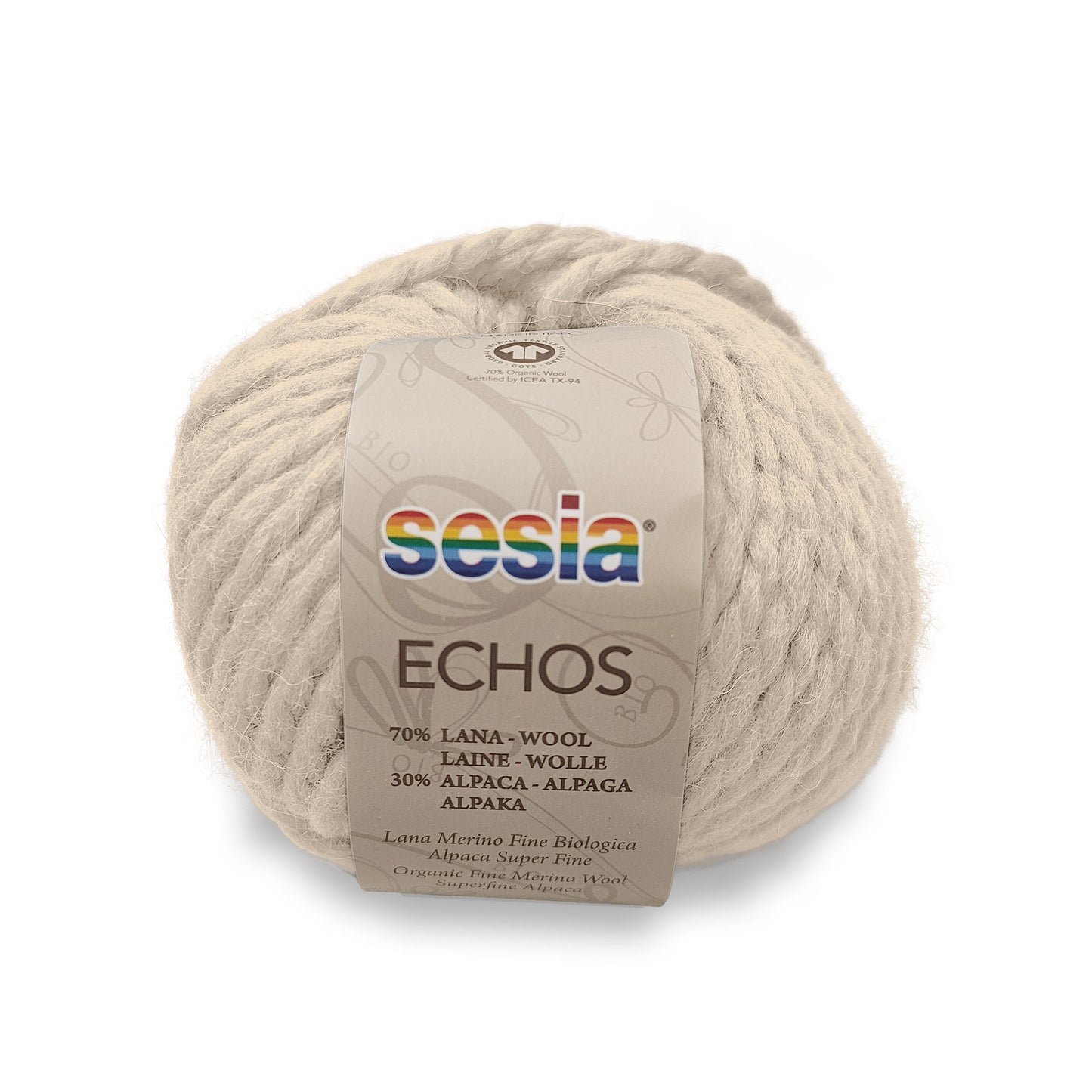 Echos - 70% Lana Vergine Biologica - 30% Alpaca extrafine