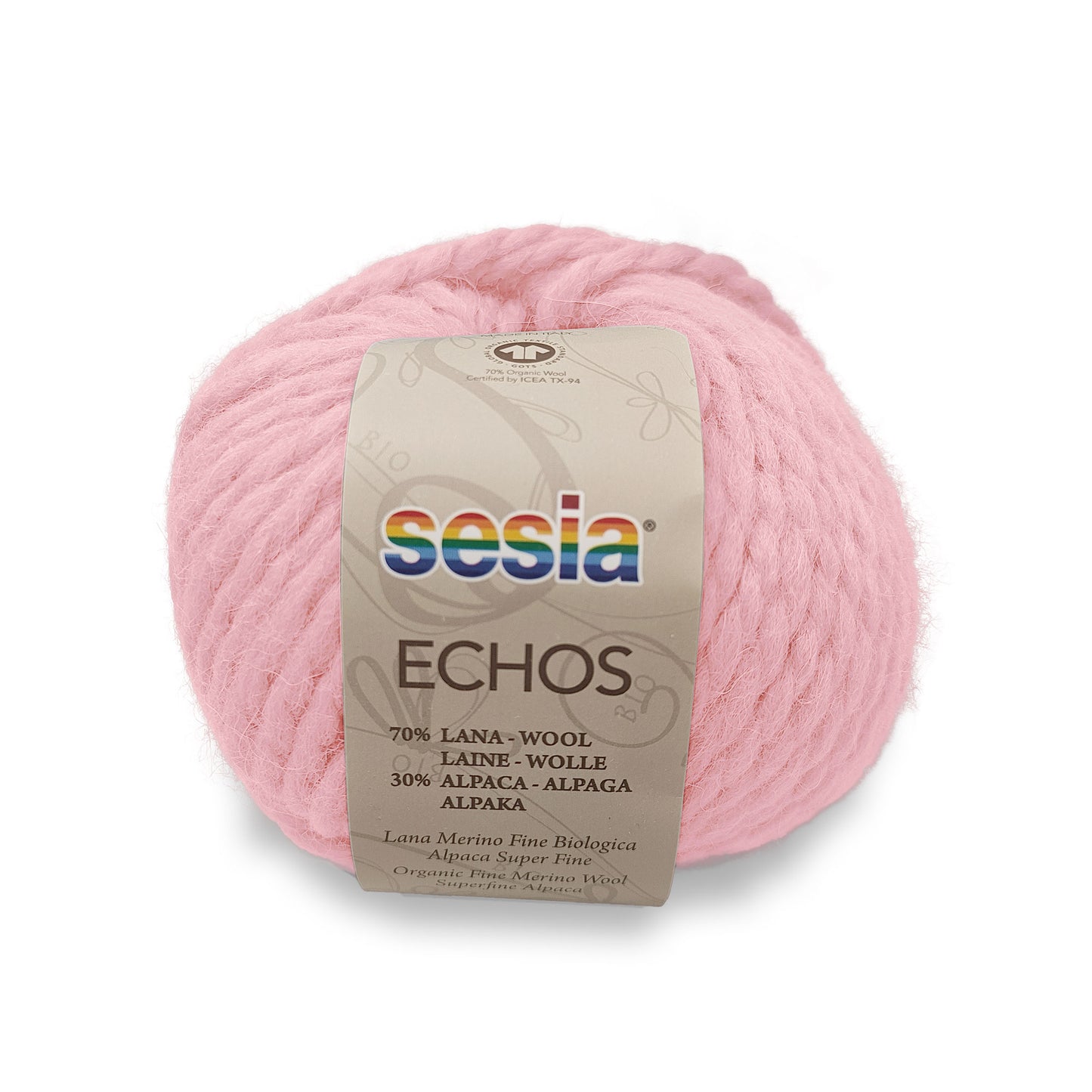 Echos - 70% Lana Vergine Biologica - 30% Alpaca extrafine