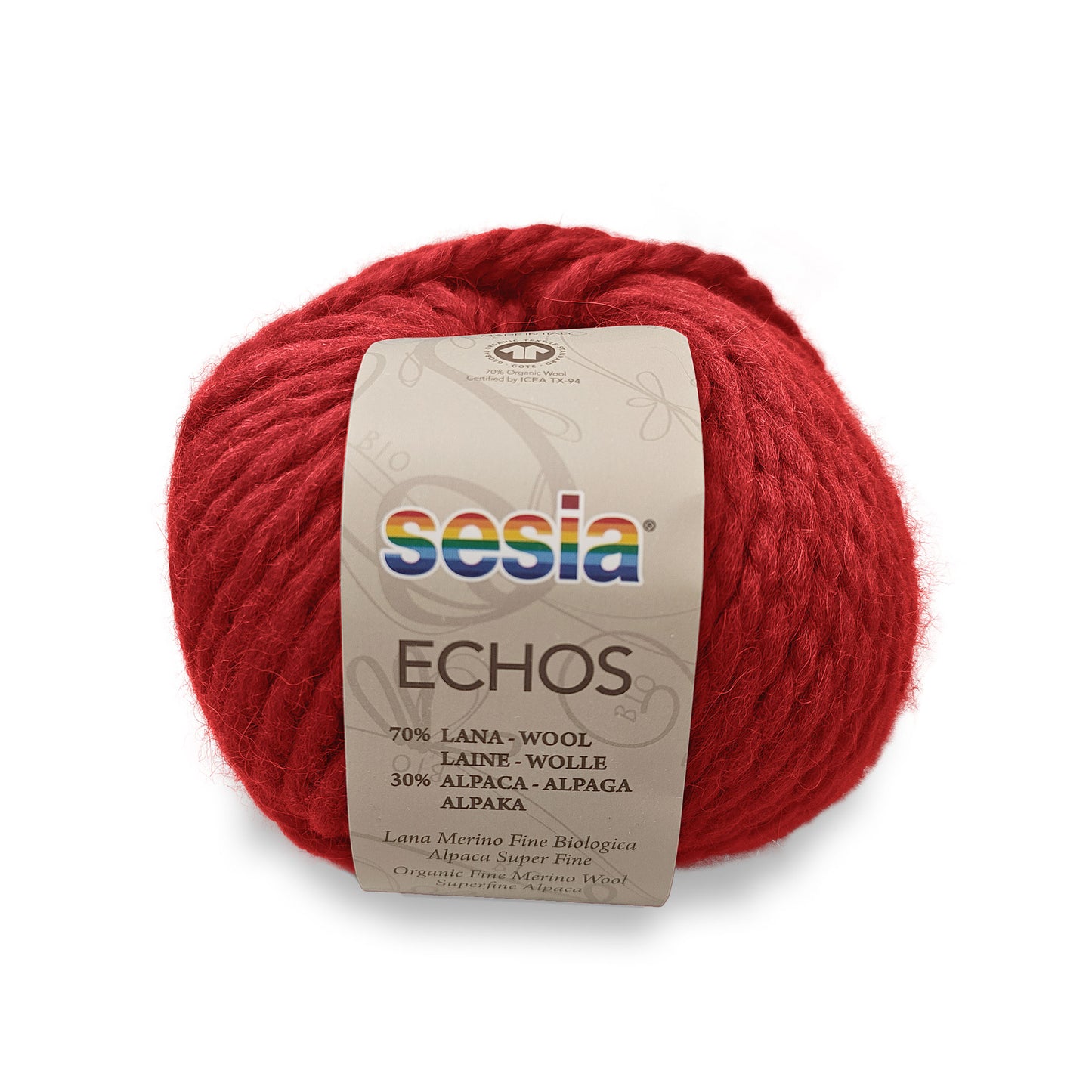 Echos - 70% Lana Vergine Biologica - 30% Alpaca extrafine