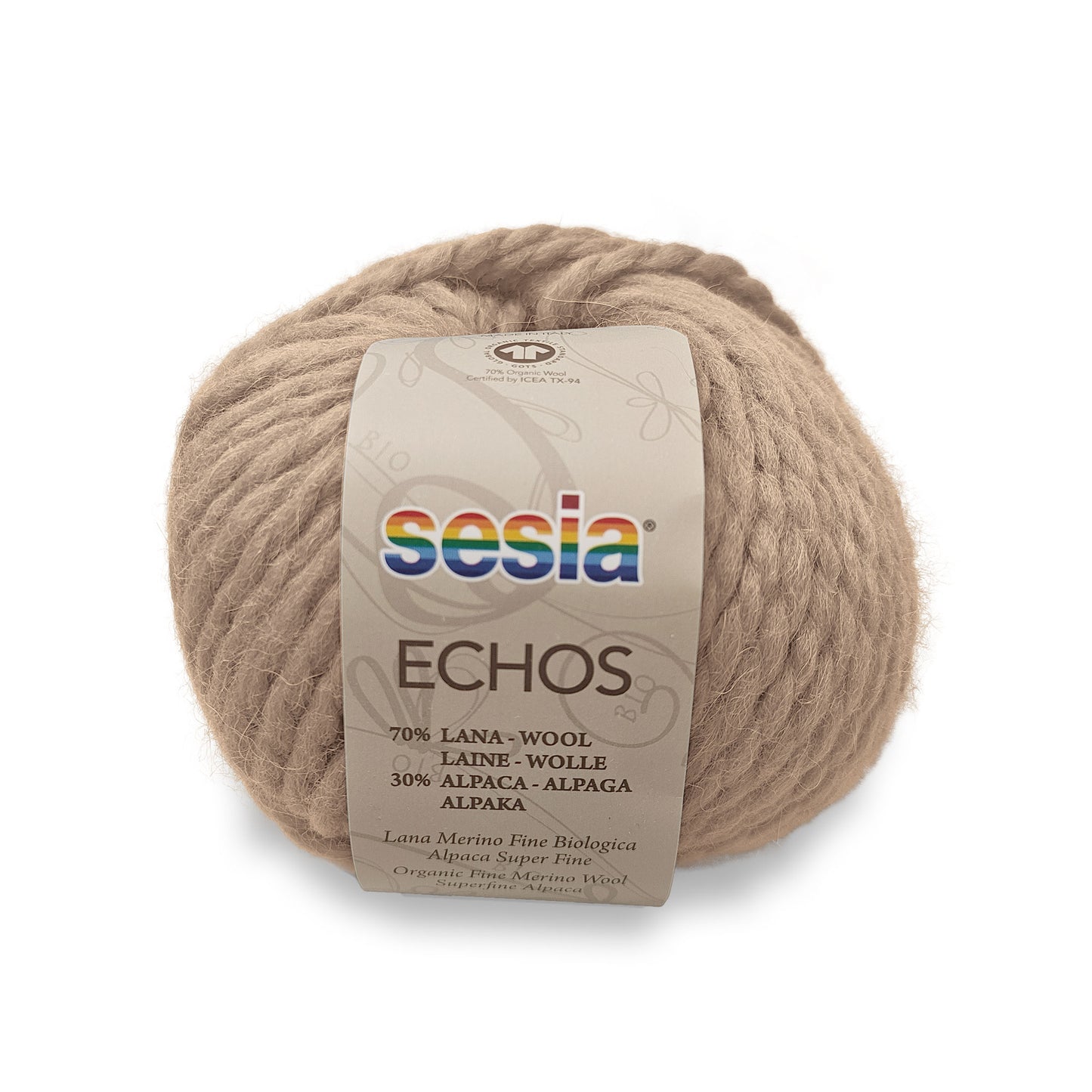 Echos - 70% Lana Vergine Biologica - 30% Alpaca extrafine