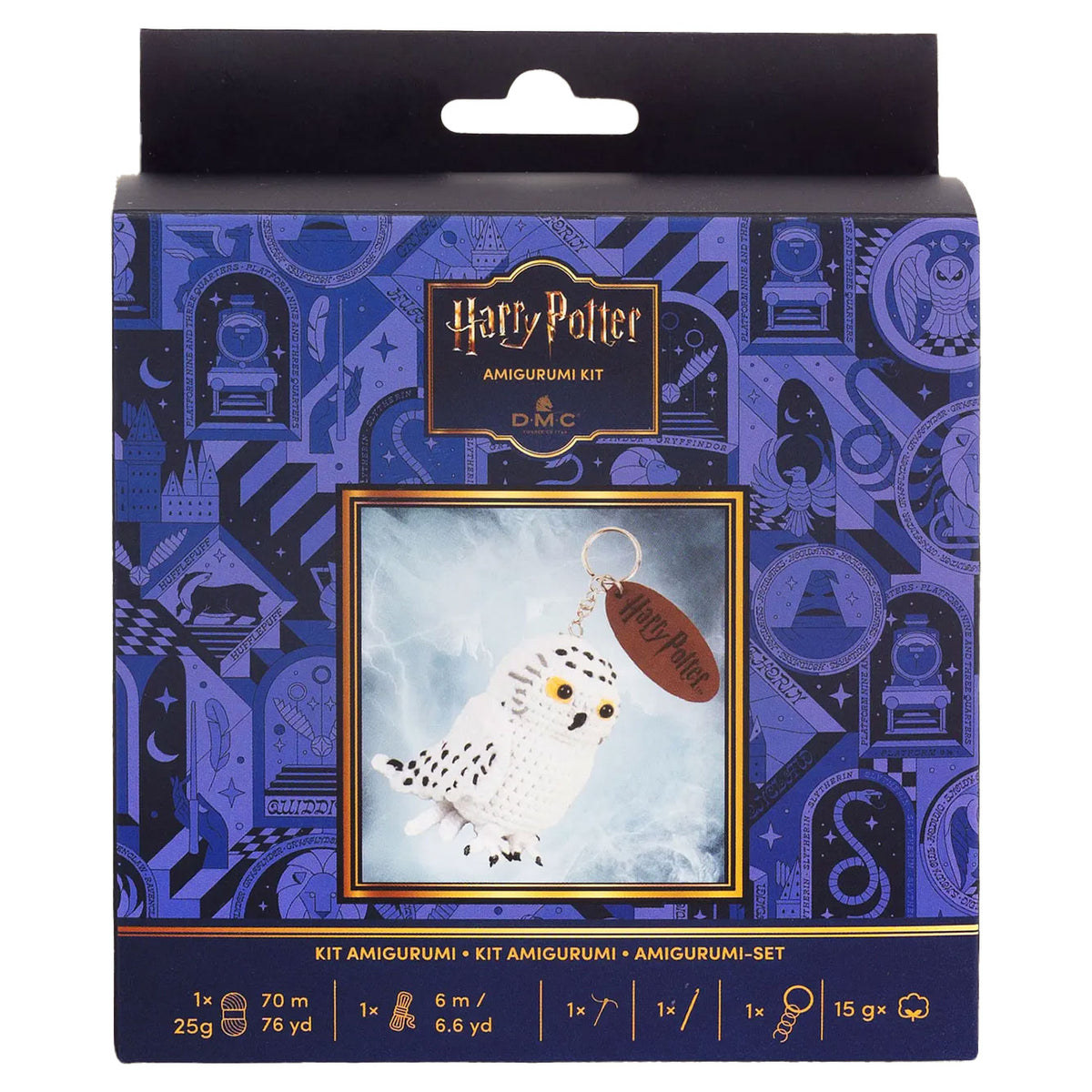Kit Amigurumi Portachiavi Edvige™ – Harry Potter™ DMC
