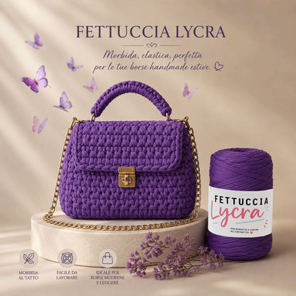 Fettuccia Lycra – Fettuccia Elastica per Borse Uncinetto 400g