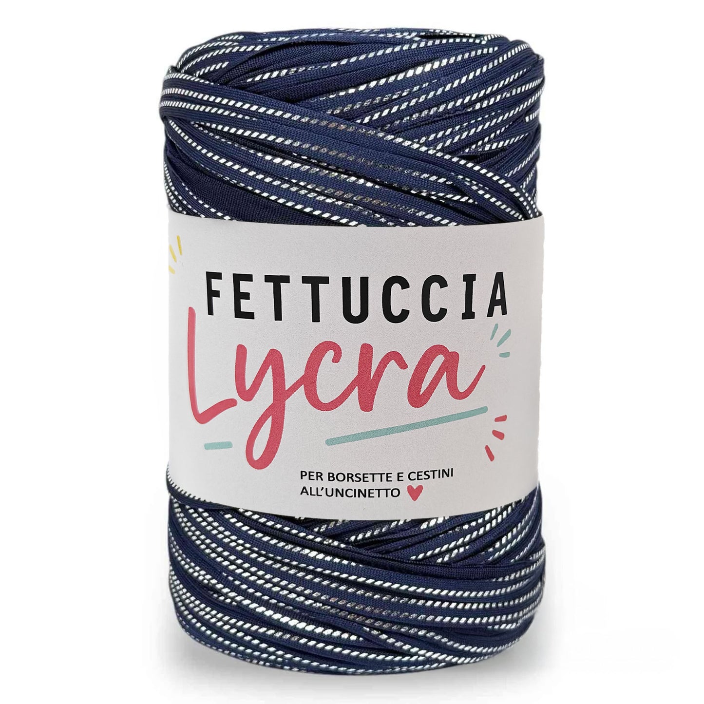 Fettuccia Lycra – Fettuccia Elastica per Borse Uncinetto 400g